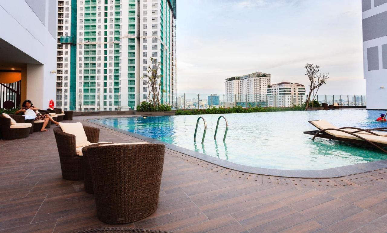 River Inn Apartment With Pool & Gym Ho-Chi-Minh-Stadt Exterior foto