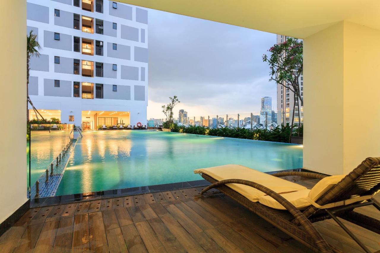 River Inn Apartment With Pool & Gym Ho-Chi-Minh-Stadt Exterior foto