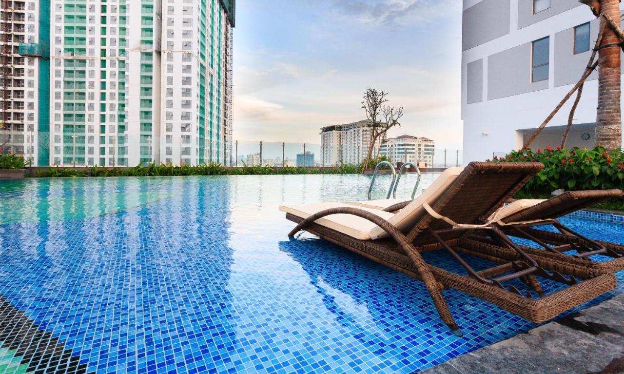 River Inn Apartment With Pool & Gym Ho-Chi-Minh-Stadt Exterior foto